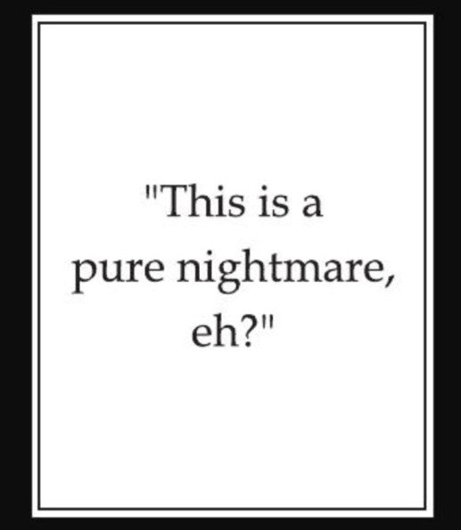 “This Is a Pure Nightmare, Eh?” Scottish Sympathy Card.